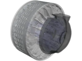 Lynch 170 Motor 3D Model preview