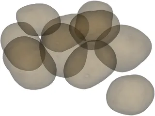 Potatoes 3D Model preview