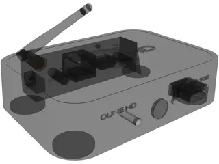 DUNE-HD TV-102W 3D Model preview