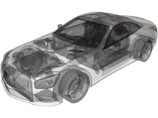 Mercedes-Benz SL500 3D Model preview