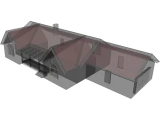 Cottage 3D Model preview