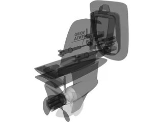 Volvo Penta Stern Drive 3D Model preview