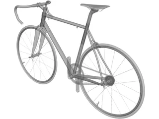 Road Bike 3D Model preview