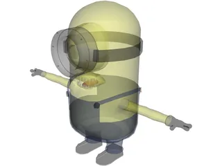 Minion One Eye 3D Model preview