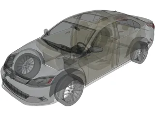 Volkswagen Jetta (2011) 3D Model preview