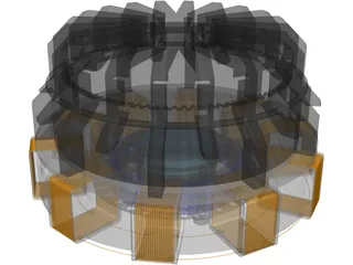 Iron Man Arc Reactor 3D Model preview