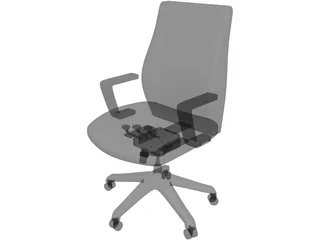 Conference Room Chair 3D Model preview