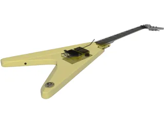 Electric Guitar 3D Model preview