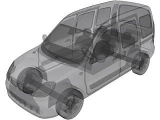 Renault Kangoo 3D Model preview