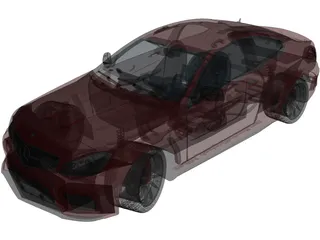 Mercedes-Benz C63 AMG Black Series (2012) 3D Model preview