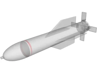 Massive Ordnance Penetraor (MOAB) 3D Model preview