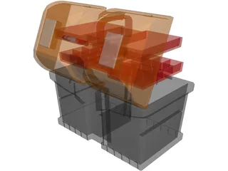 Tool Bag 3D Model preview