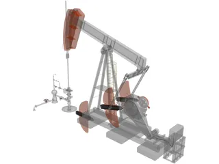 Oil Pump 3D Model preview