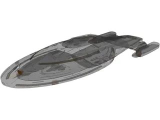 Star Trek Voyager NCC 74656 3D Model preview