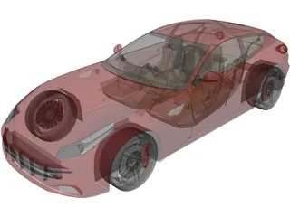 Ferrari FF 3D Model preview