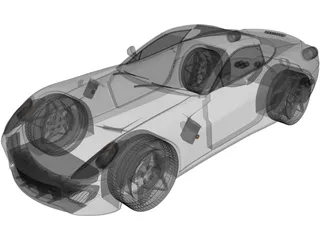 Ferrari 599 GTB Fiorano (2006) 3D Model preview