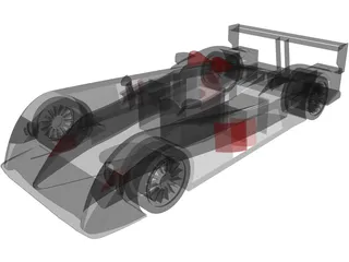 Audi R10 TDi Le Mans 3D Model preview