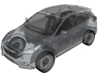 Hyundai ix35 (2011) 3D Model preview