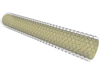 Nanotubes 3D Model preview