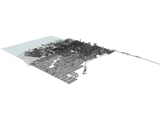 New York Manhattan Hudson Yards 3D Model preview