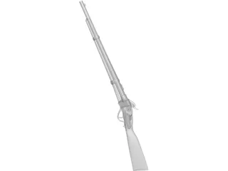 Sharps Cavalry Carbine 3D Model preview