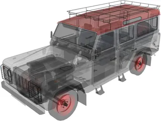 Land Rover Defender 110 3D Model preview