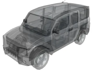 Honda Element 3D Model preview