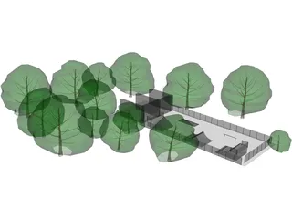 Skate Park 3D Model preview