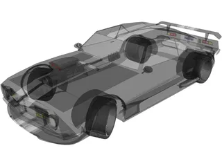 Chevrolet Yenko Camaro Supercharged 3D Model preview