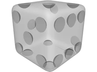 Casino Dice 3D Model preview