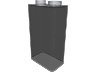 9 Volt Battery 3D Model preview