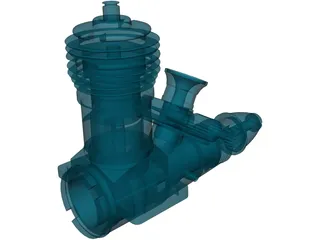 RC Engine 3D Model preview