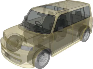 Scion xB (2001) 3D Model preview