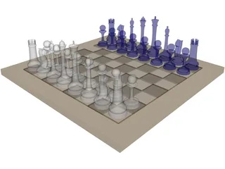 Chess 3D Model preview