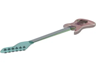 Guitar 3D Model preview