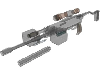AR-36b 3D Model preview