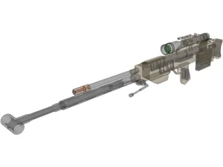Ramjet Rifle 3D Model preview