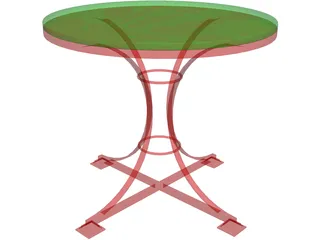 End Table 3D Model preview
