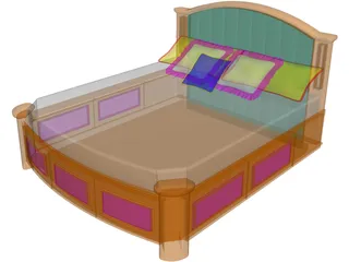 Bed Master Berth 3D Model preview