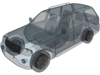Lincoln Aviator 3D Model preview