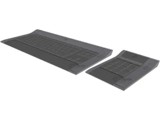 Logitech diNovo Keyboard 3D Model preview