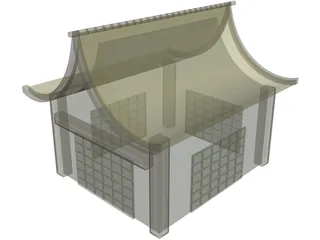 Pagoda 3D Model preview