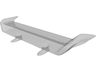 Spoiler 3D Model preview