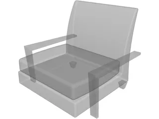 Chair Lobby 3D Model preview