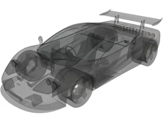McLaren F1 3D Model preview