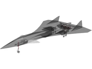 Aurora Spy Plane 3D Model preview
