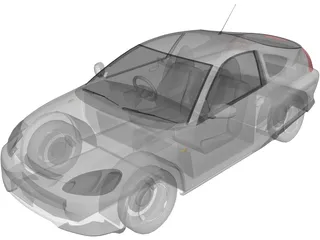 Honda Insight (1999) 3D Model preview