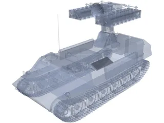 SA-13 MT-LB 3D Model preview