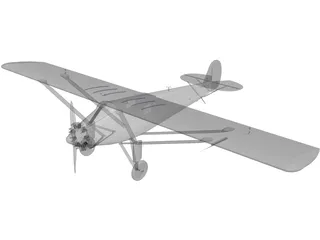 Ryan Spirit of St. Louis 3D Model preview