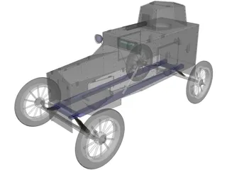 Ford Armored Car 3D Model preview